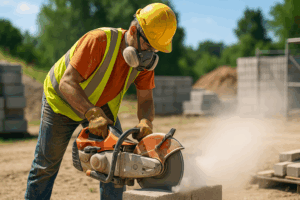 Travaux en présence de silice cristalline